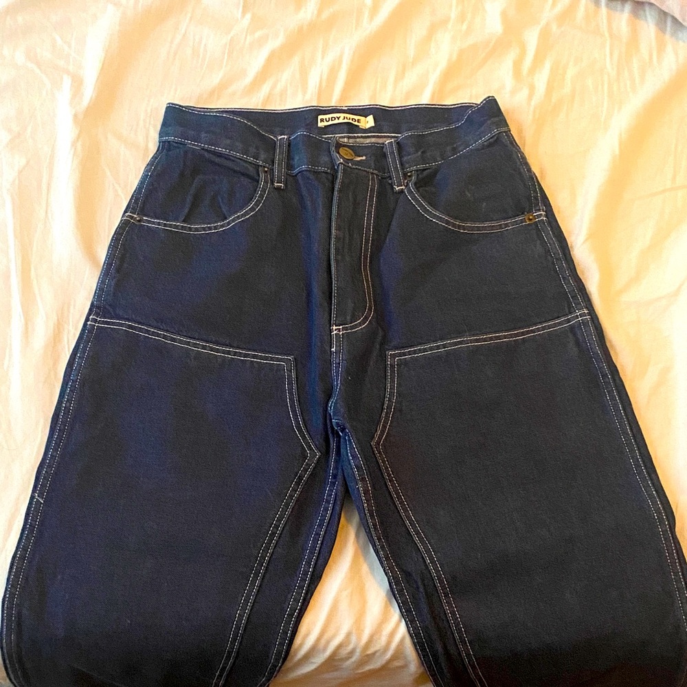 Rudy Jude Dark Indigo Utility Jeans size 2 never worn never washed